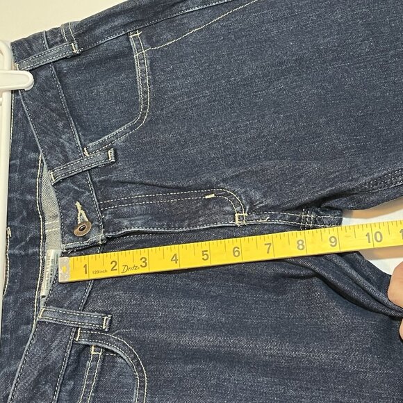 Carhartt Women’s Blue Jeans 8x34 Straight Fit Zipper Pockets Mid Rise - Picture 6 of 13